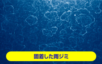 固着した雨ジミ
