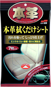 SOFT99 LEATHER SEAT CLEANER 【SOFT99 TV】 