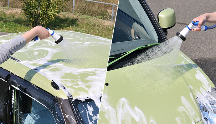 Car Shampoo in Car Wash 