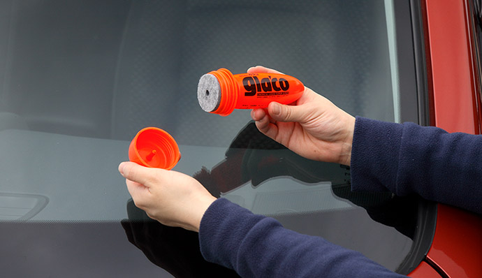 Apply as soon as you remove the cap.