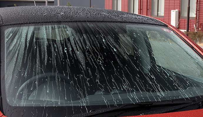 Finish!The applied coating type products provide amazing water repellent power.