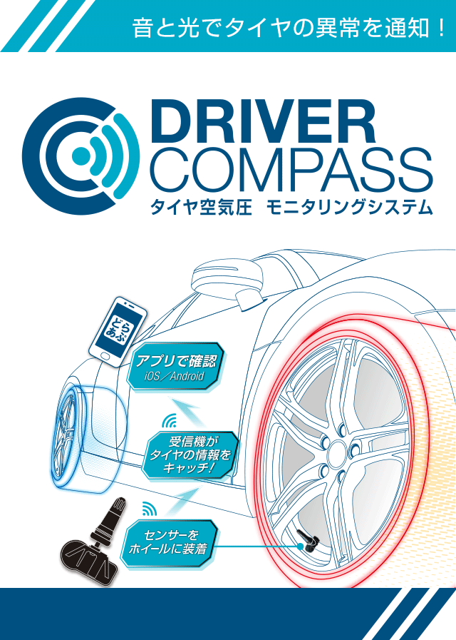 タイヤ空気圧 モニタリングシステム Driver Compass ソフト９９