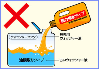 違うタイプの液を混ぜないように注意しよう！