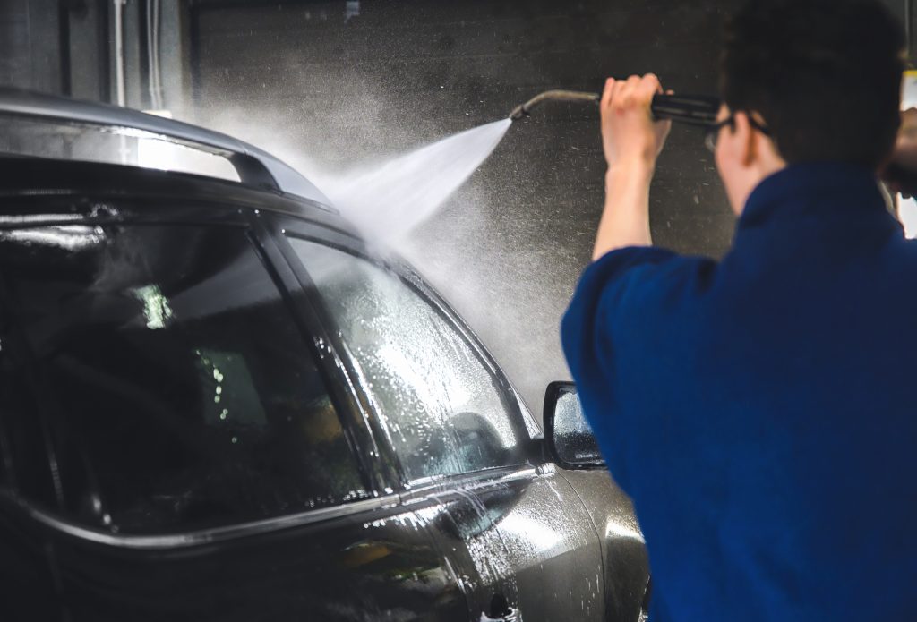 水洗い洗車の手順