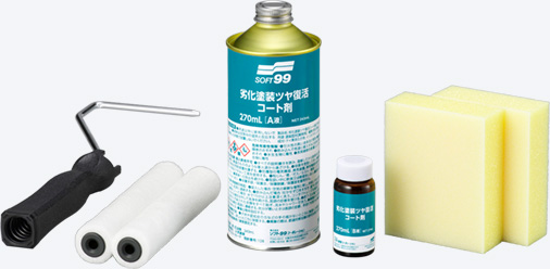 劣化塗裝光澤復活鍍膜劑 常溫乾燥270ml