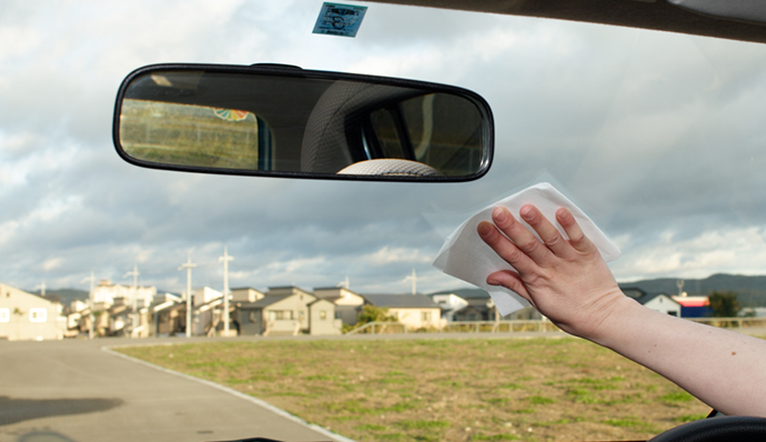 沒有液體垂落的問題，內部車窗也可安心清潔。